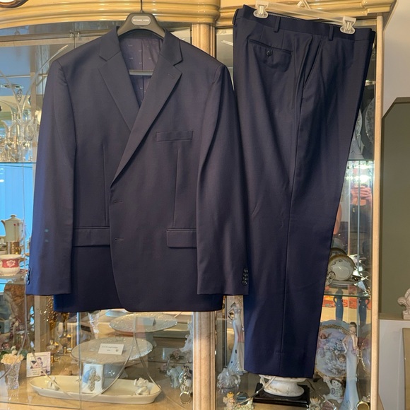 Michael Kors Deep Blue Suit Ensemble